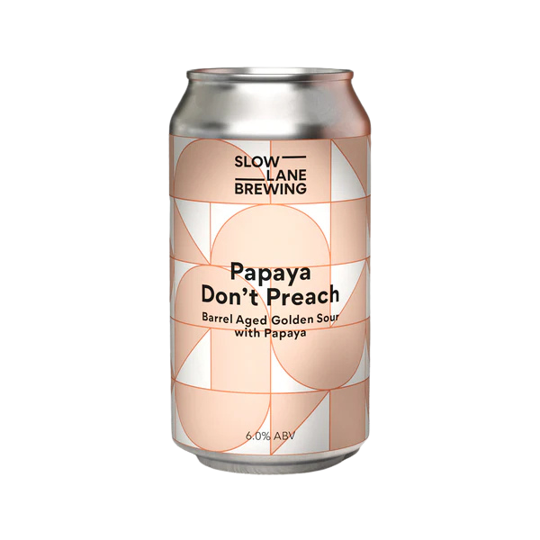 Slow Lane Papaya Don't Peach - BA Golden Sour WIth Papaya 6%