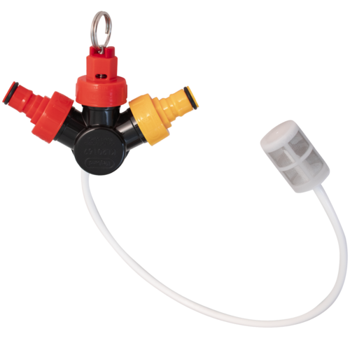 8L PET Keg with Ball Lock Disconnect Tapping Head Kit