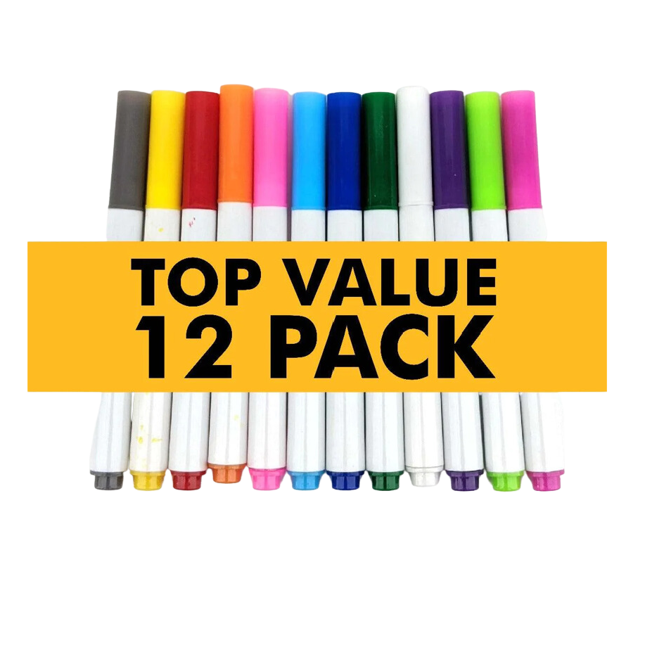 Liquid Chalk Pens (Set of 12)