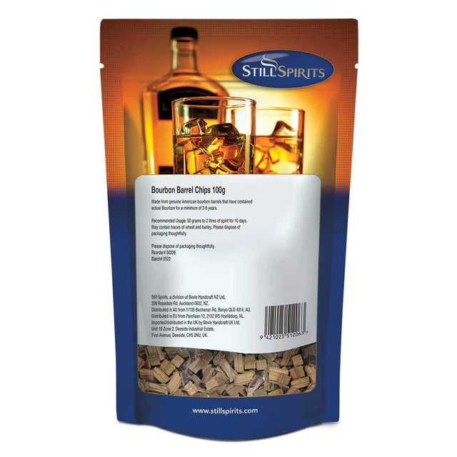 Still Spirits Bourbon Barrel Chips 100g