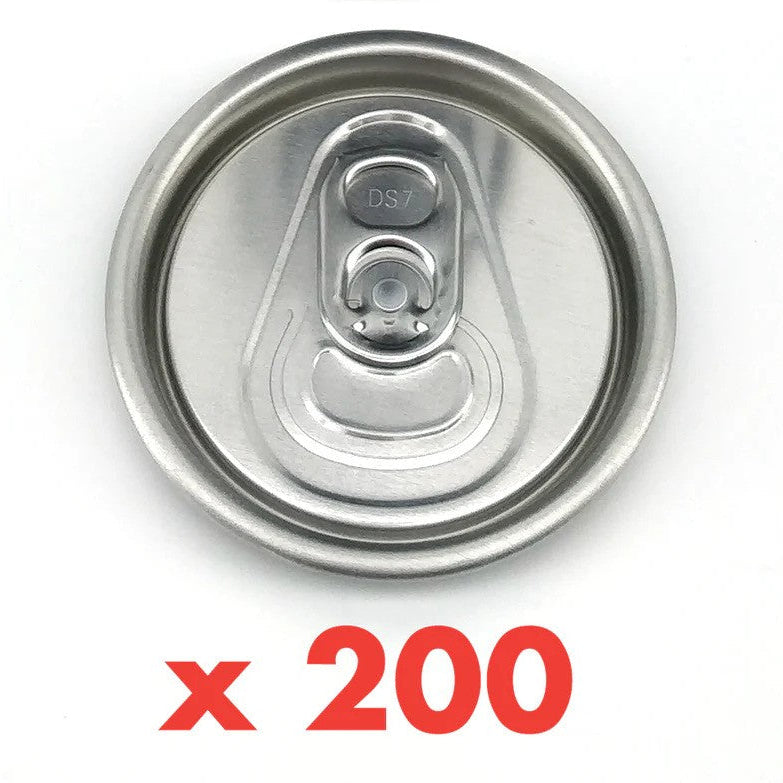 Can Fresh - Replacement B64 Aluminium Lid Only - Silver - (x200/Sleeve)