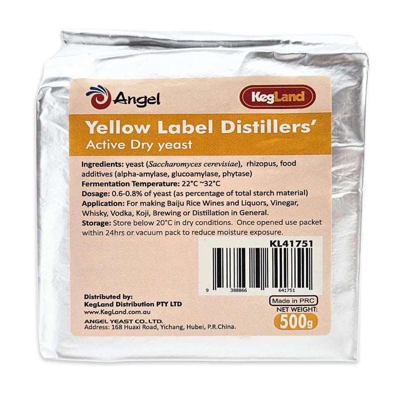 500g Brick - Yellow Label Yeast