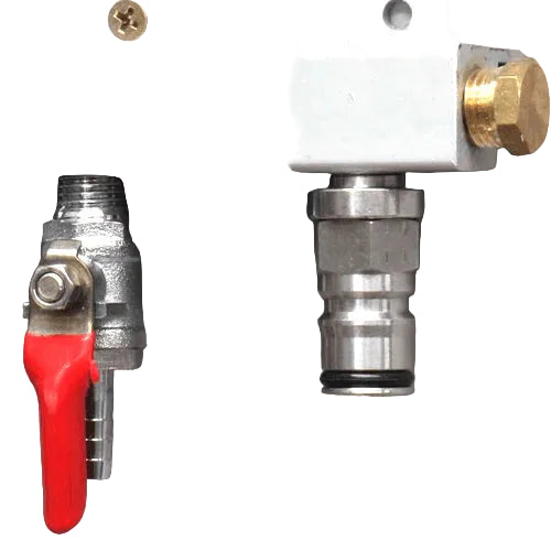 Gas Ball Lock Post with 1/4inch Bulkhead Assembly