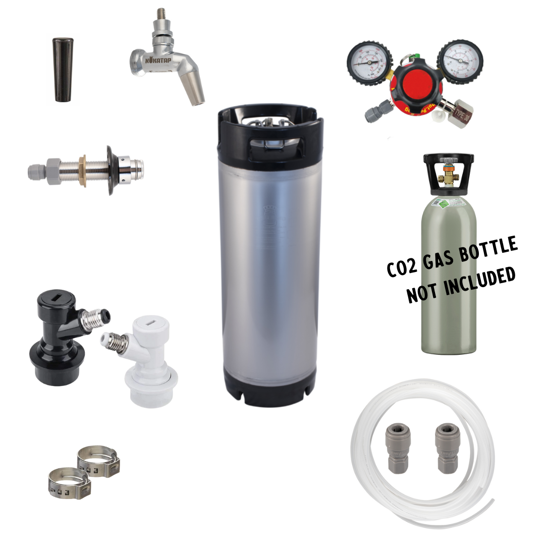 Draught beer system 1 keg & 1 tap set l RYO gas bottle (regional gas), BYO Fridge.