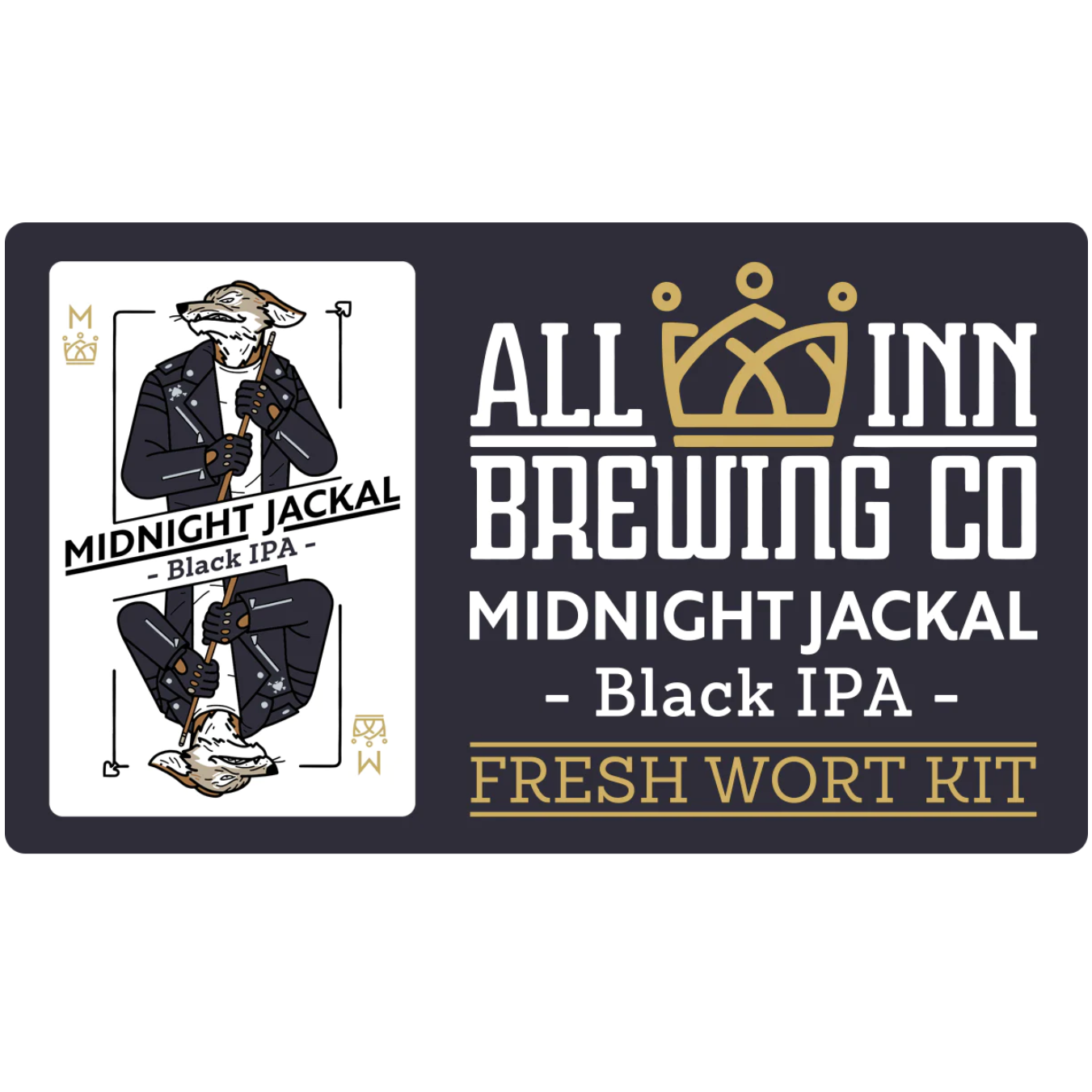 Midnight Jackal Black IPA - Fresh Wort Kit