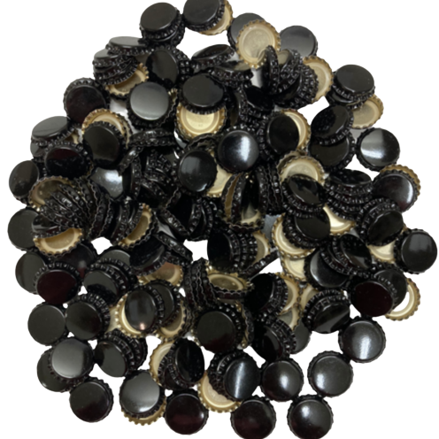 Crown Seals Black Colour - 250 pcs