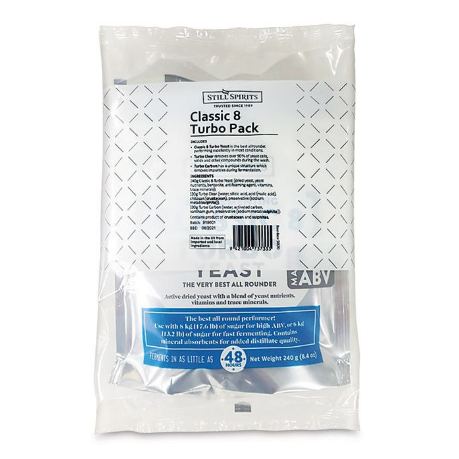 Still Spirits Classic 8 Turbo Yeast - Pack