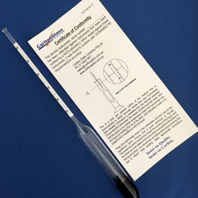 JD1011 Density Hydrometer 1.000-1.100 M100