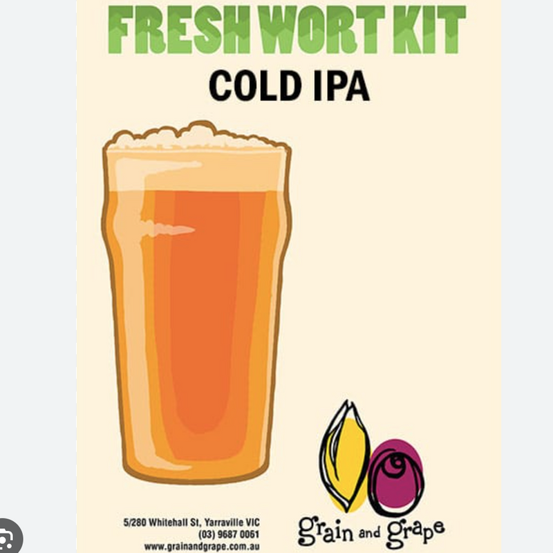 Artisanale Cold IPA - Fresh Wort Kit