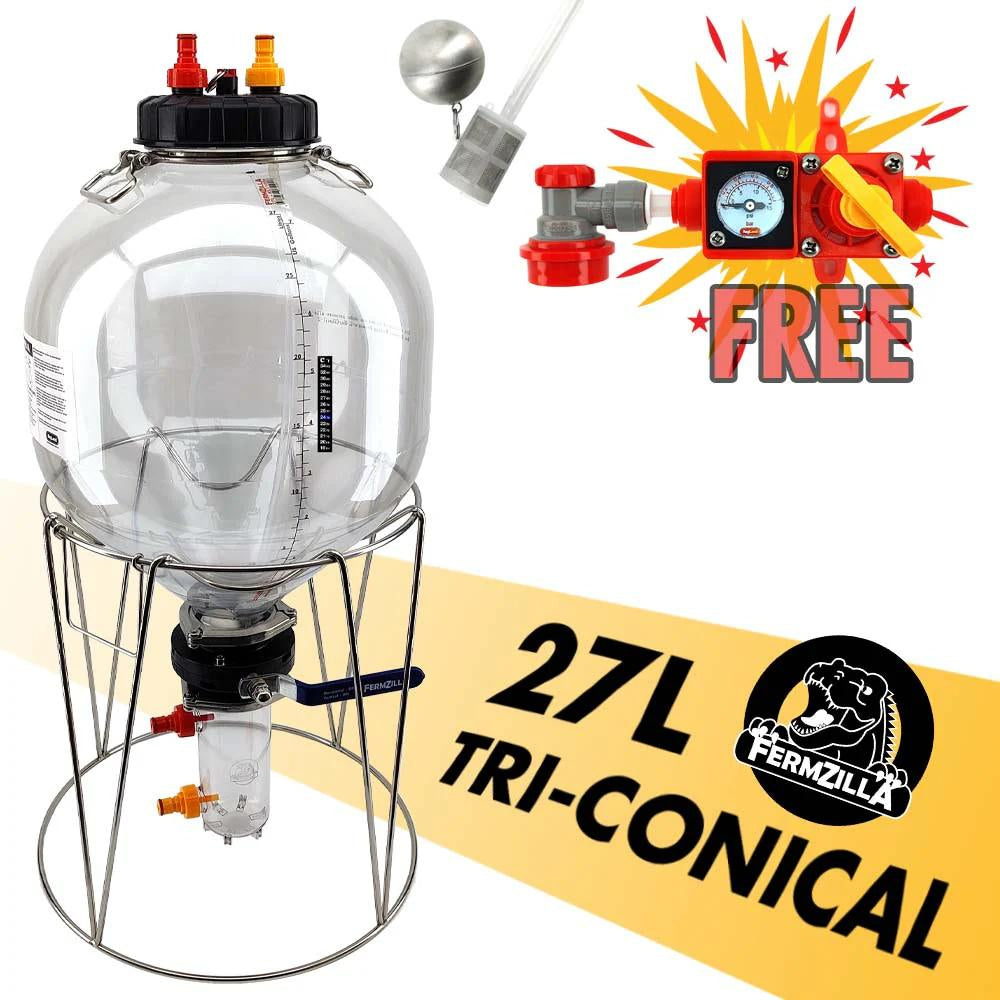 27L Fermzilla Tri-Conical Pressure Brewing Kit - Gen 3