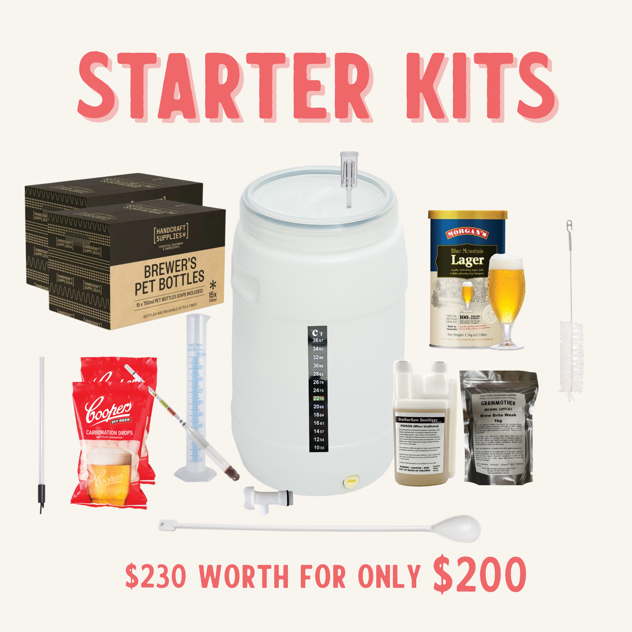 Father's Day Special - Starter Kit (no more than $200)
