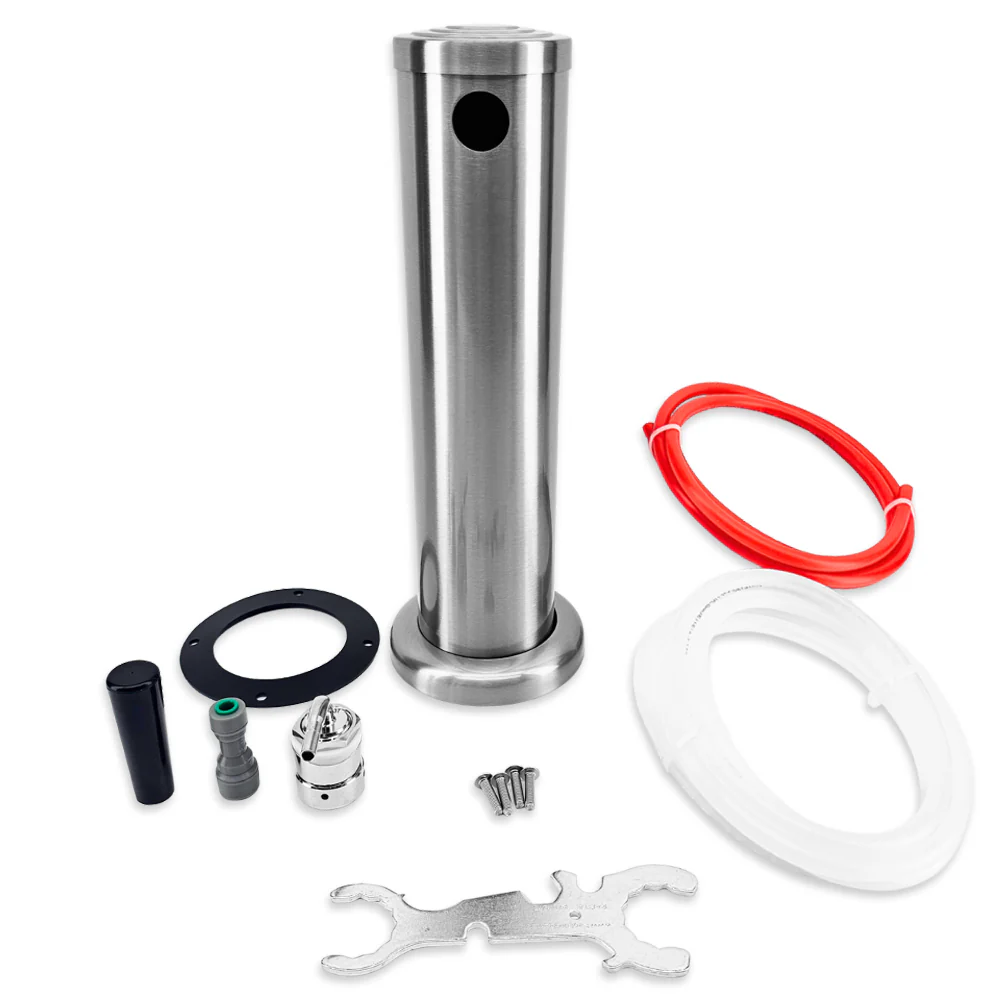 Single Tap Stainless Steel Totem Font Kit (Without Tap)