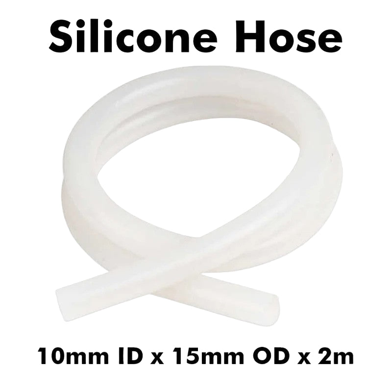 2m Silicone Tubing (10mm ID x 15mm OD)