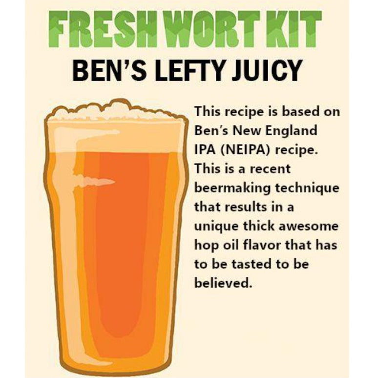 Ben's Lefty Juicy NEIPA - Fresh Wort Kit