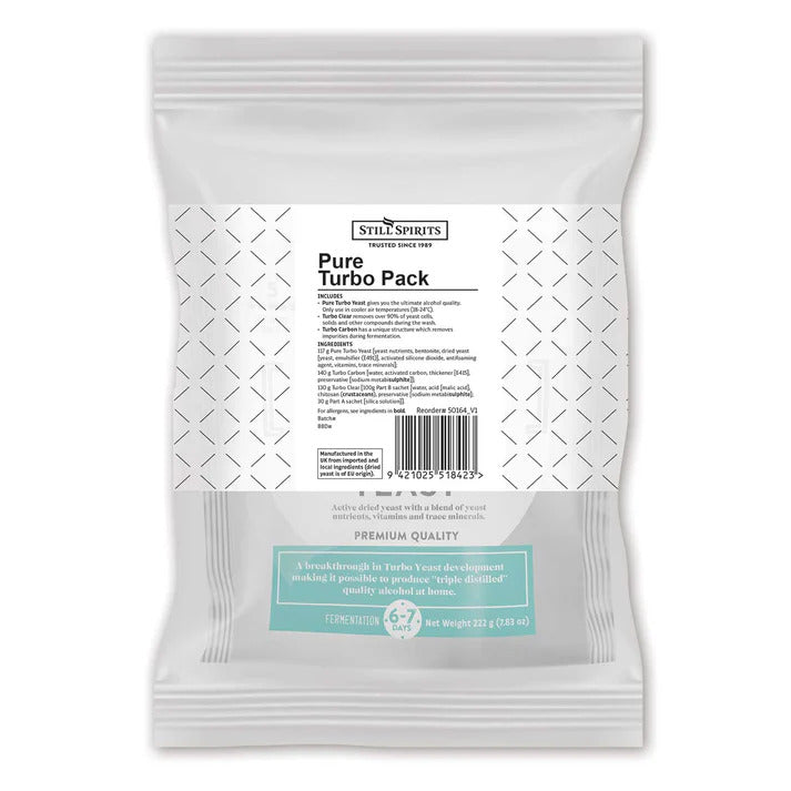 Still Spirits Pure Turbo Yeast - Pack