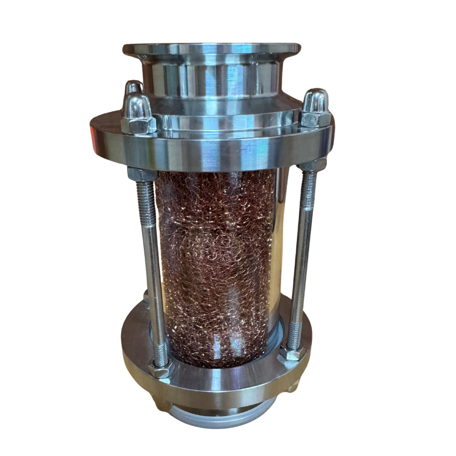 2 Inch TC - Sight Glass with Copper Packing Catalytic