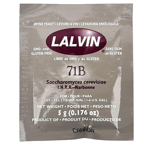 Lalvin 71B-1122 Yeast x 5g