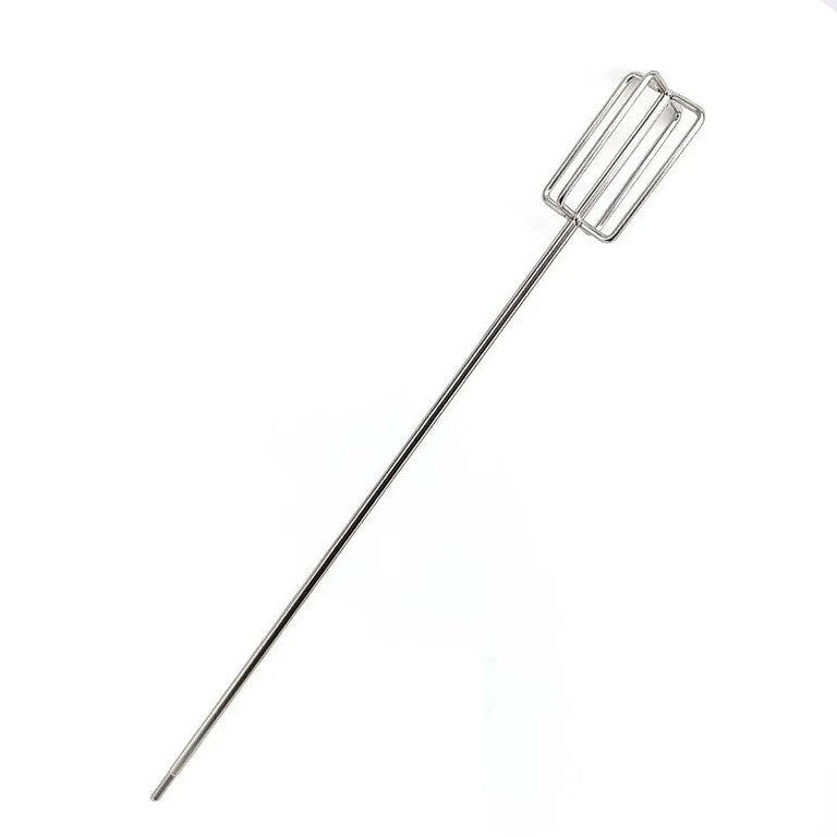Premium Stainless Steel Drill Powered Mash Stirrer & Mixer - 1/4 Inch Hex Drive