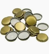 Champagne Crown Seals Caps - 100 pcs