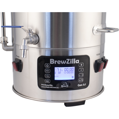 Brewzilla All Grain Brewing System With Pump - 35L/9.25G (110V), Gen 3