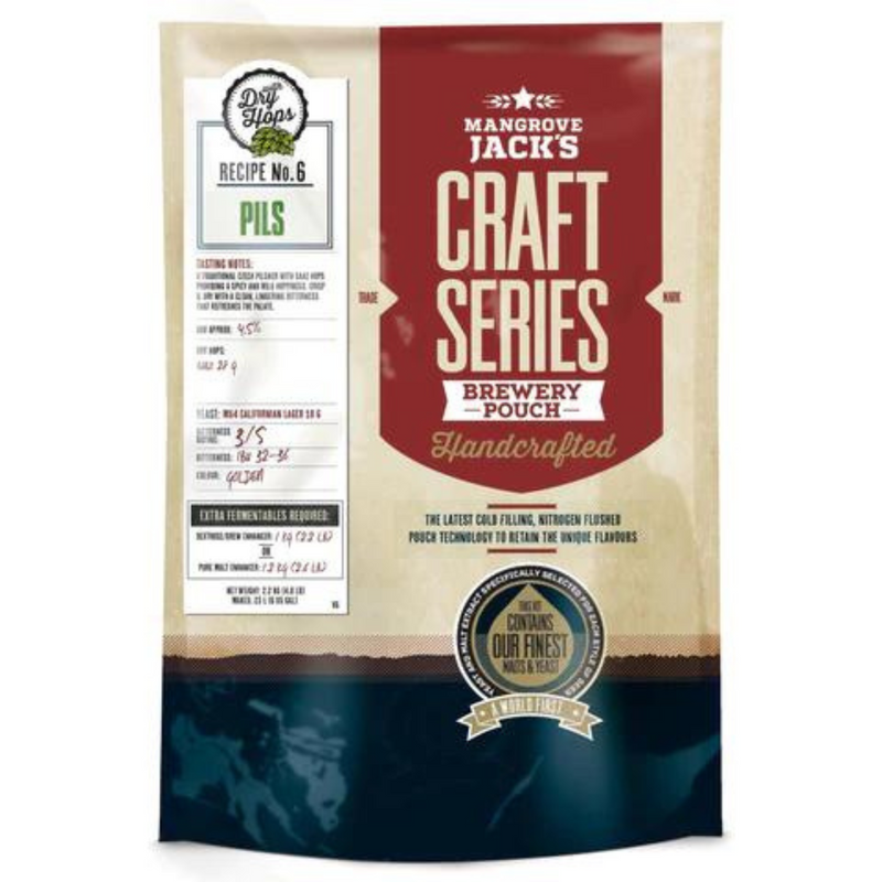 Mangrove Jack's Craft Series Pils with dry hops 2.5kg (Past Best Before)