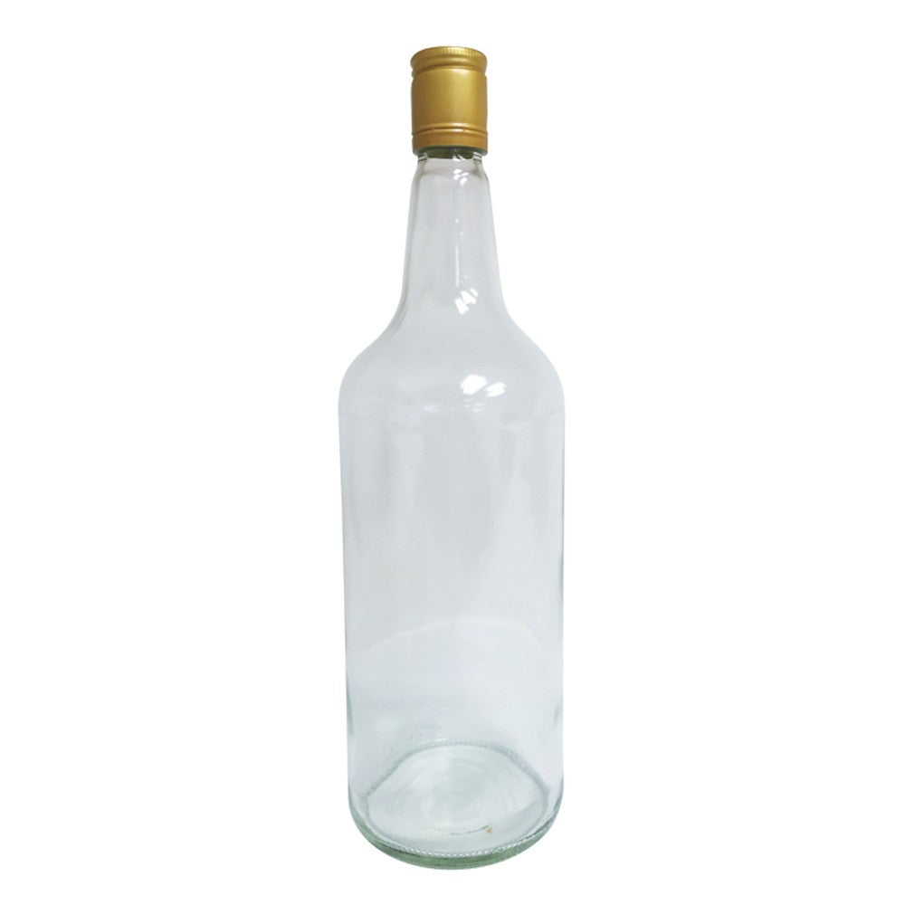 1125mL Glass Spirit Bottles & Metal Spirit Caps (Single Bottle)