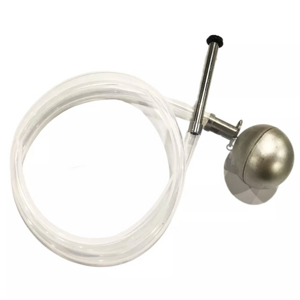 Stainless Steel Ball Float & 80cm Silicone Dip Tube