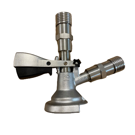 B Lock Adapter 5/8" BSPF Stainless Steel (Keg Coupler)