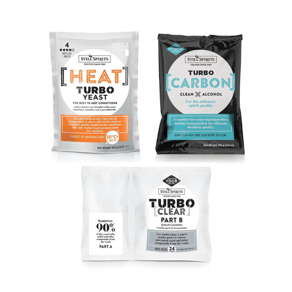 Still Spirits Heat Turbo Yeast - Pack
