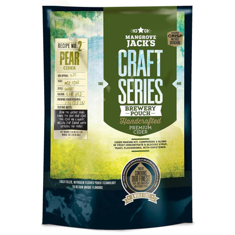 Mangrove Jack's Craft Series Pear Cider Pouch 2.4kg