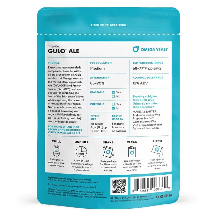 OYL-501 Gulo™ Ale - Omega Yeast