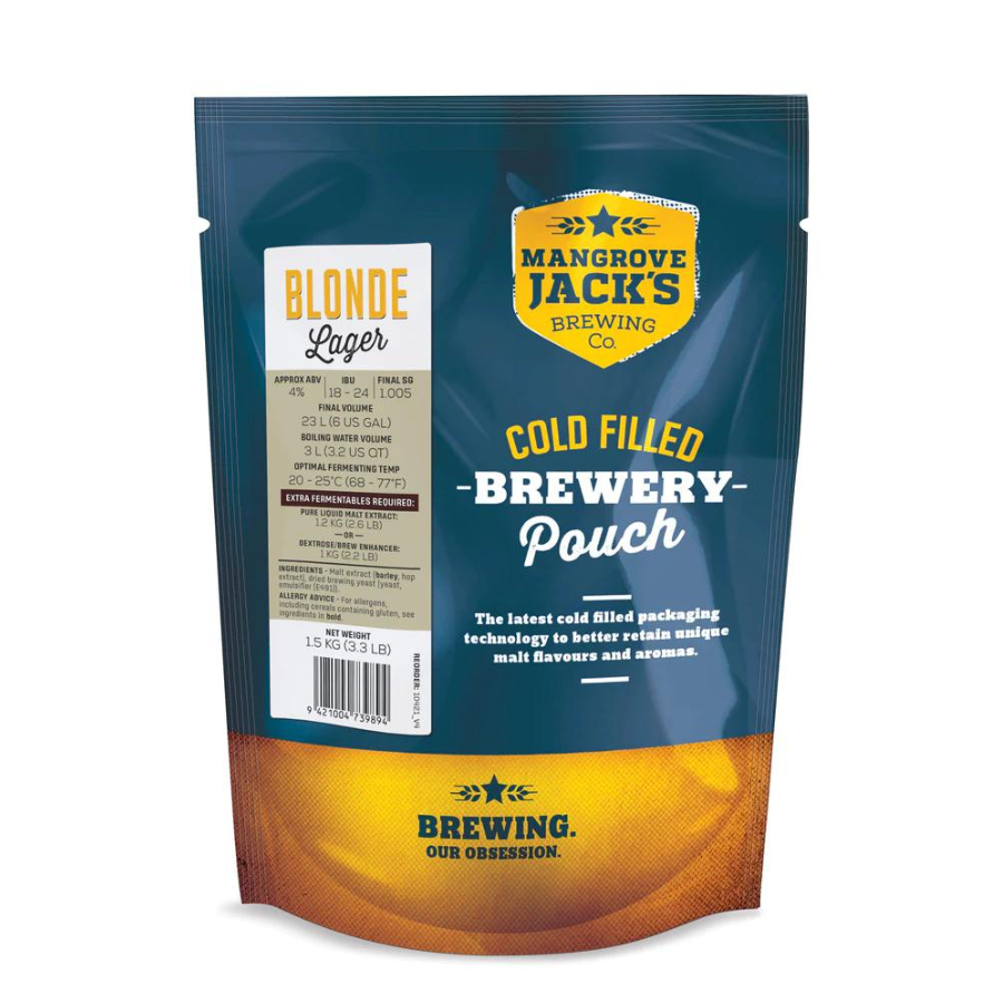 Mangrove Jack's Traditional Blonde Lager 1.5kg (Past Best Before)